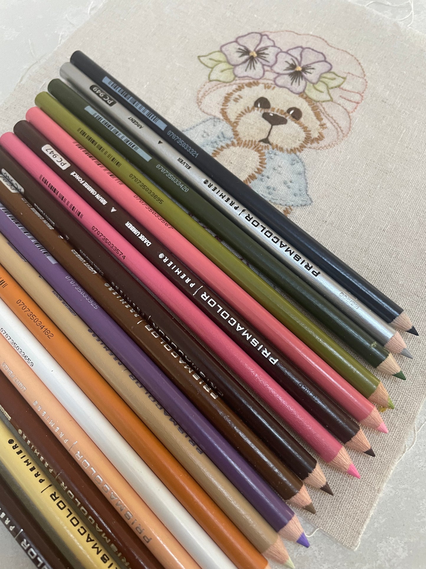 My favourite colour pencils set of 18 Prismacolor