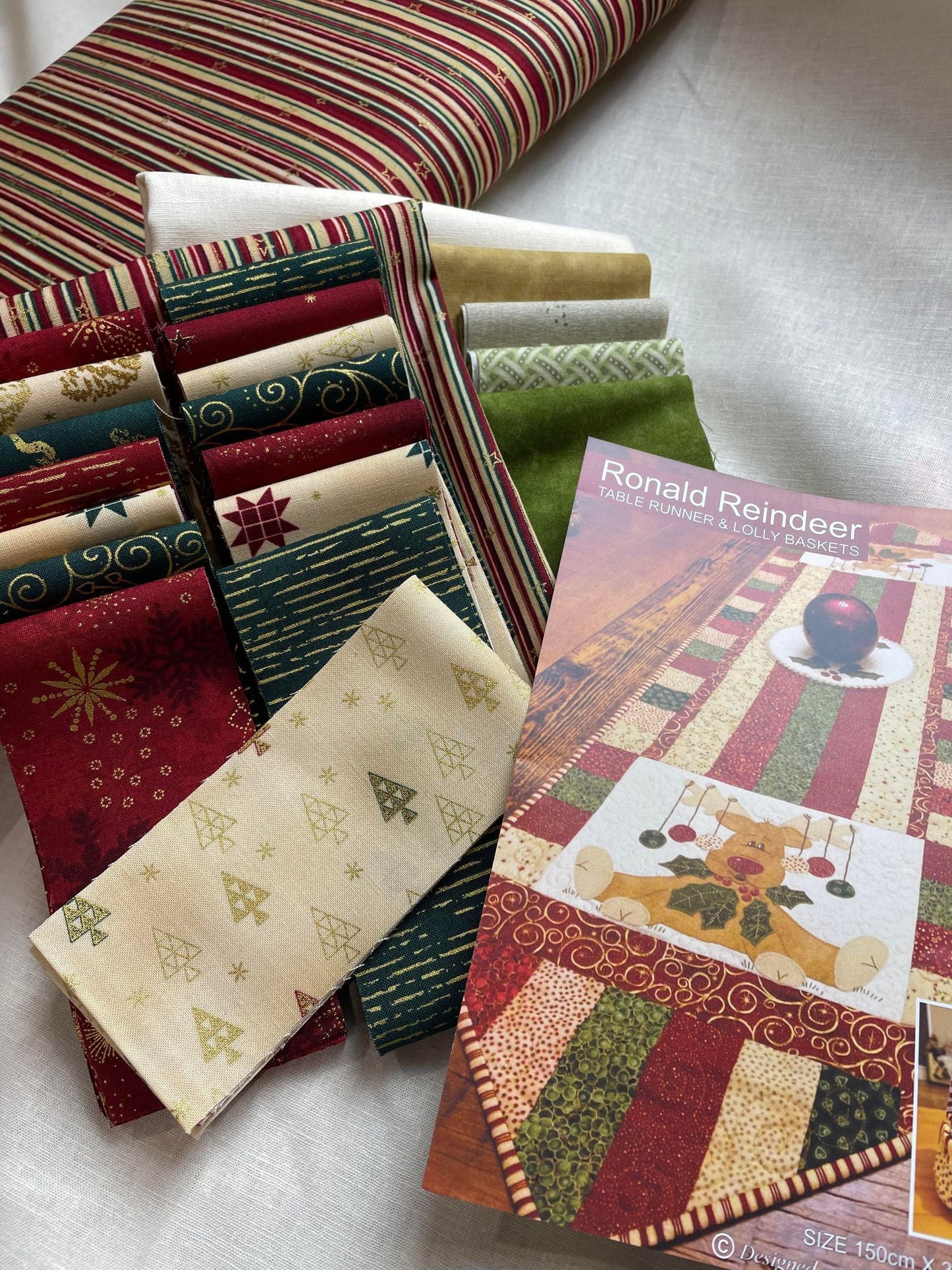 Ronald Reindeer fabric kit