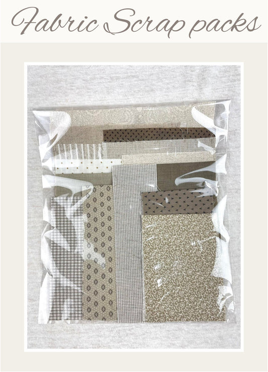 Fabric scrap pack - Beige
