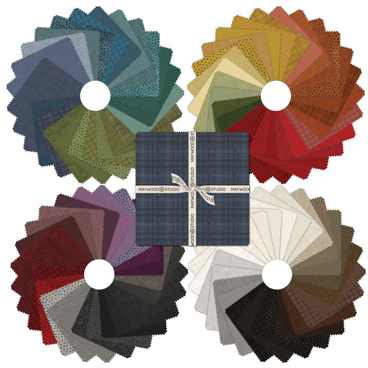 Woolies Flannel pack of 100 x 10" squares - Perfect for a Rag Quilt