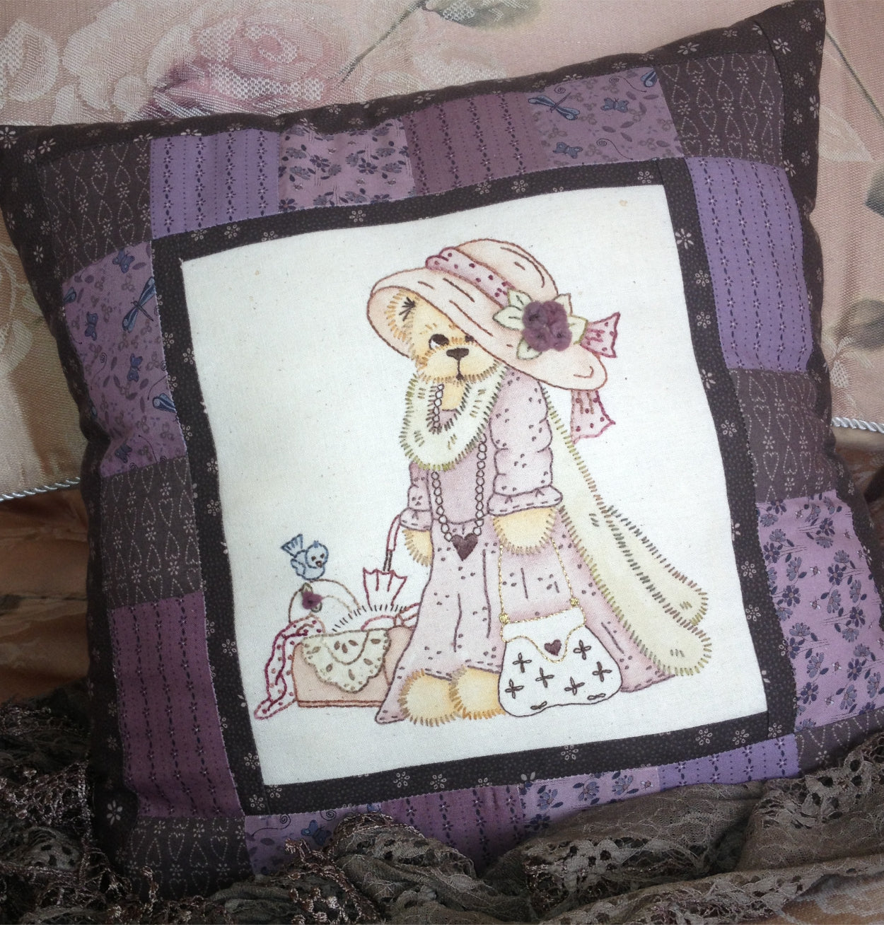 Flick bear pillow