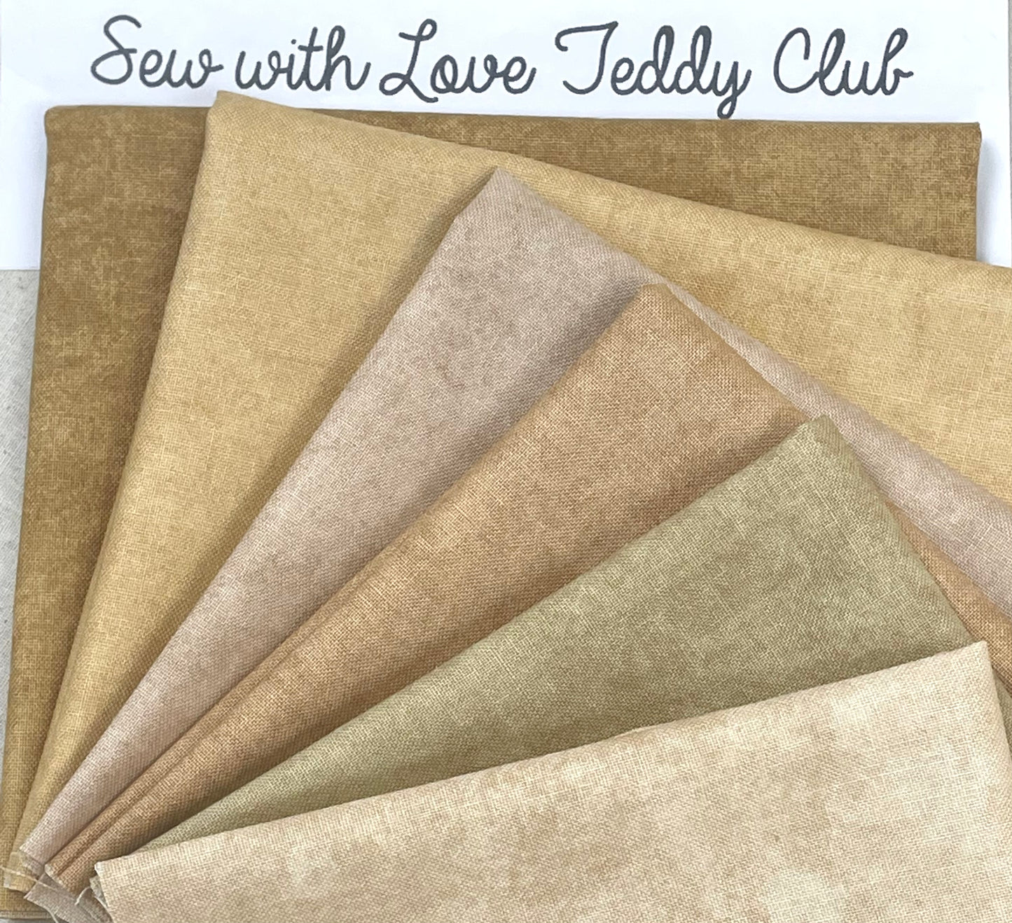 Teddy colour fabric bundle