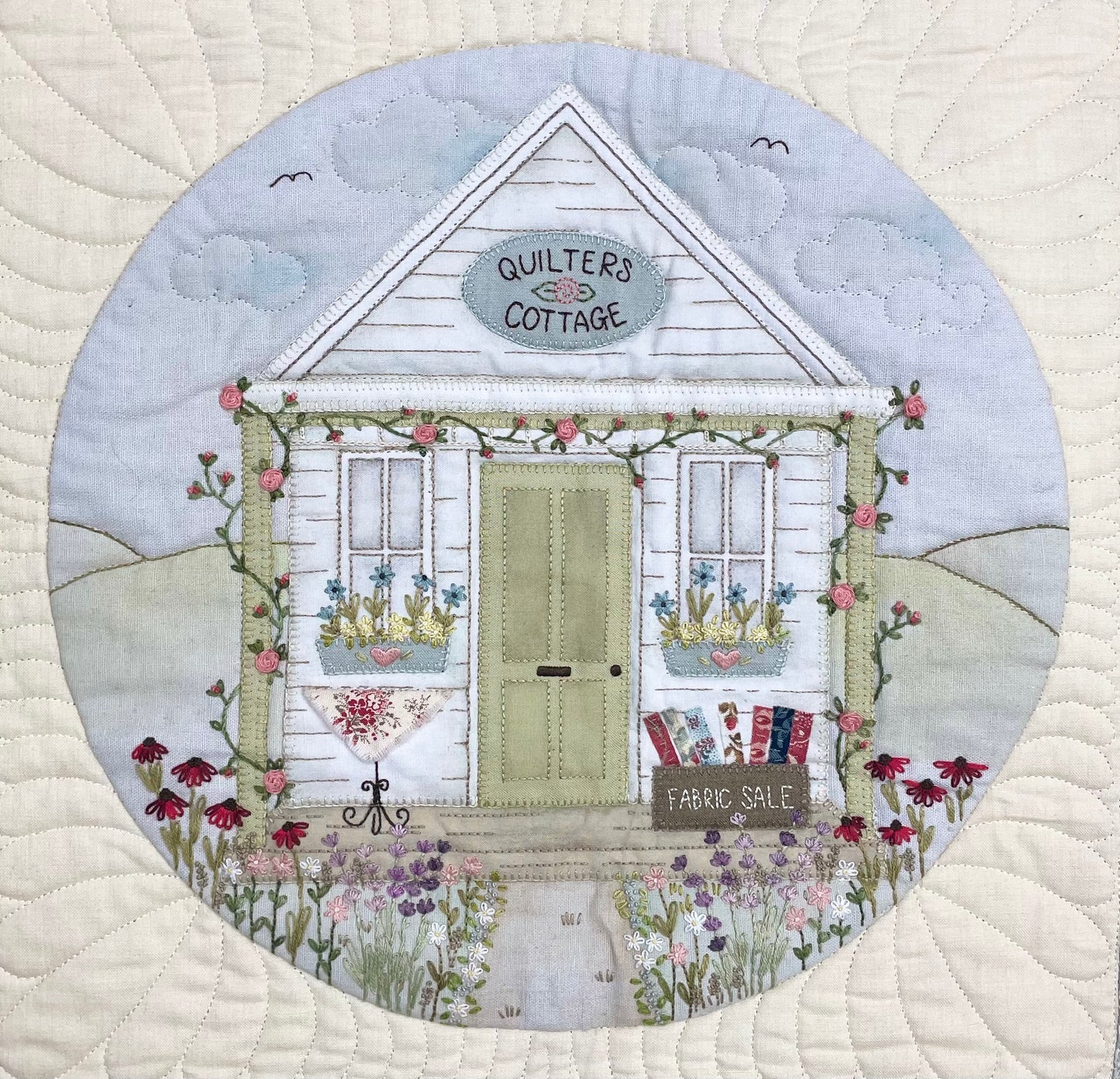 Quilter's Cottage Quilt Full fabric kit by Libby Richardson
