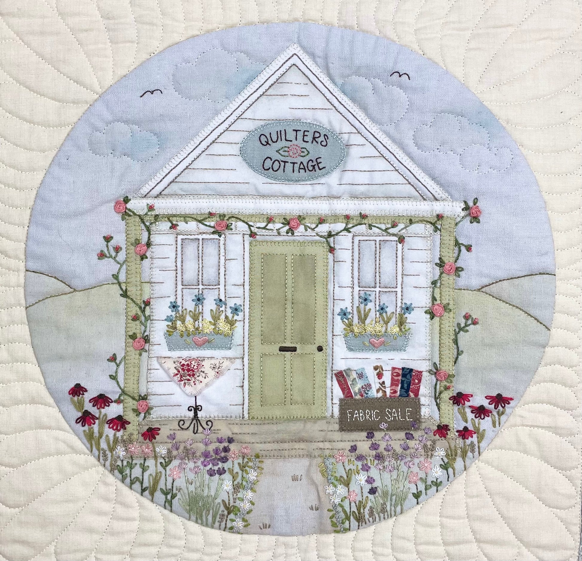 Quilter's Cottage Quilt Full fabric kit by Libby Richardson – Artsmart ...