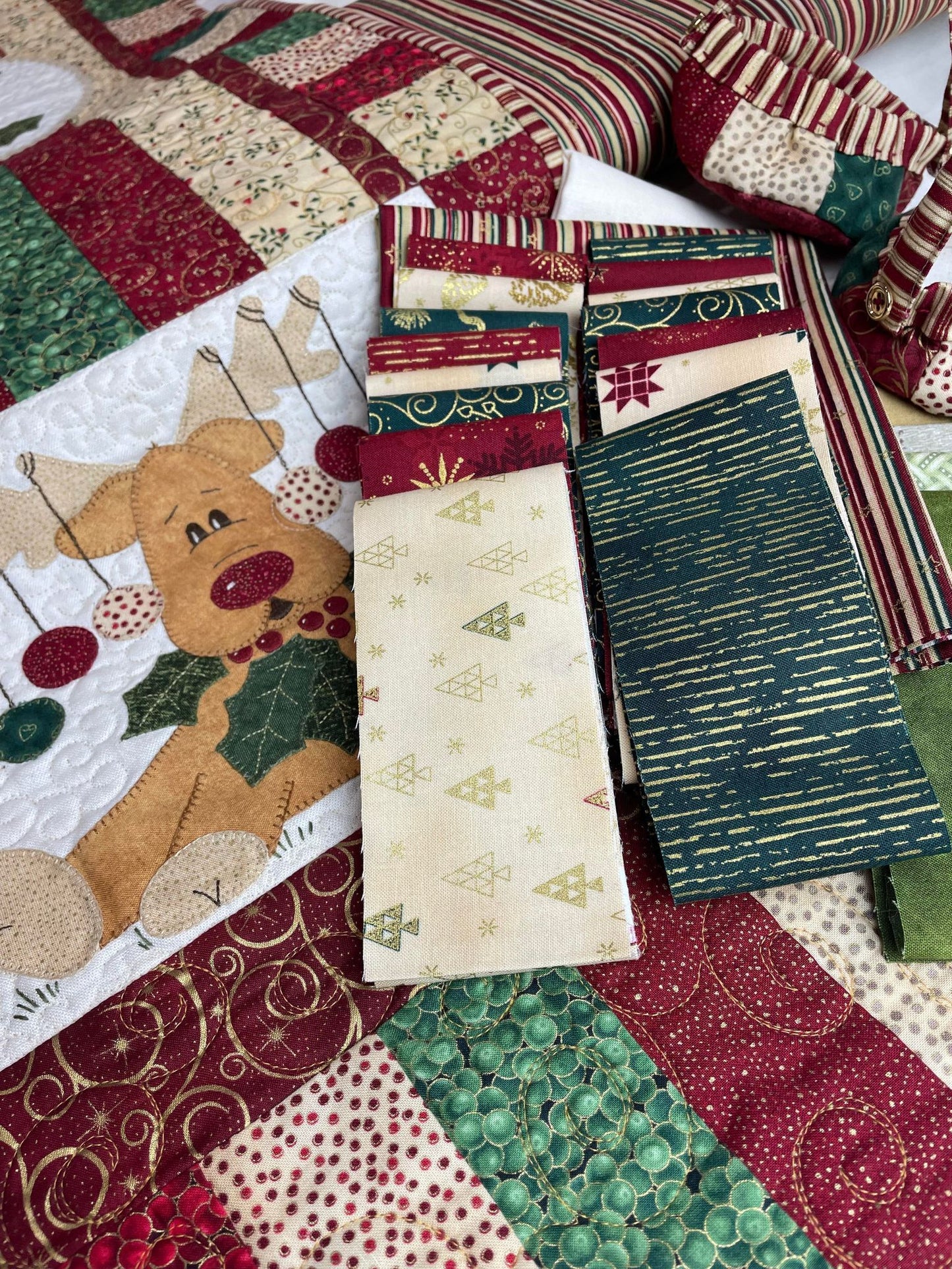 Ronald Reindeer fabric kit