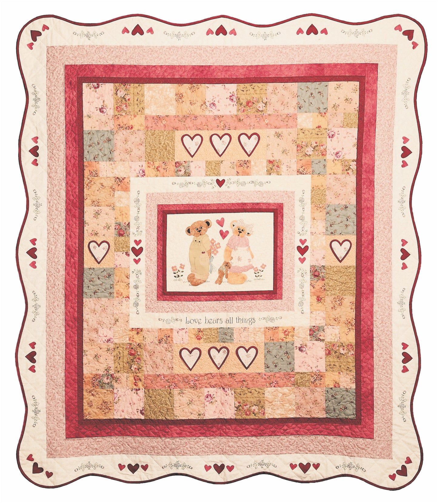 LOVE BEARS ALL THINGS QUILT - Downloadable pattern