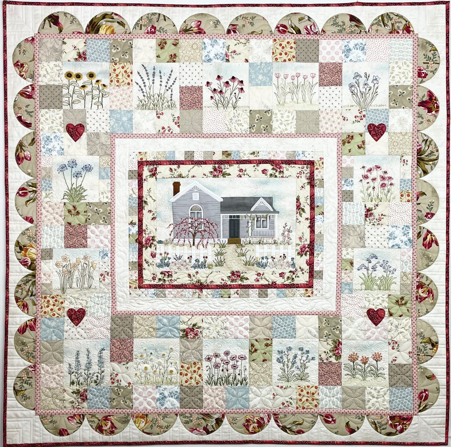 NAN’S COTTAGE GARDEN QUILT
