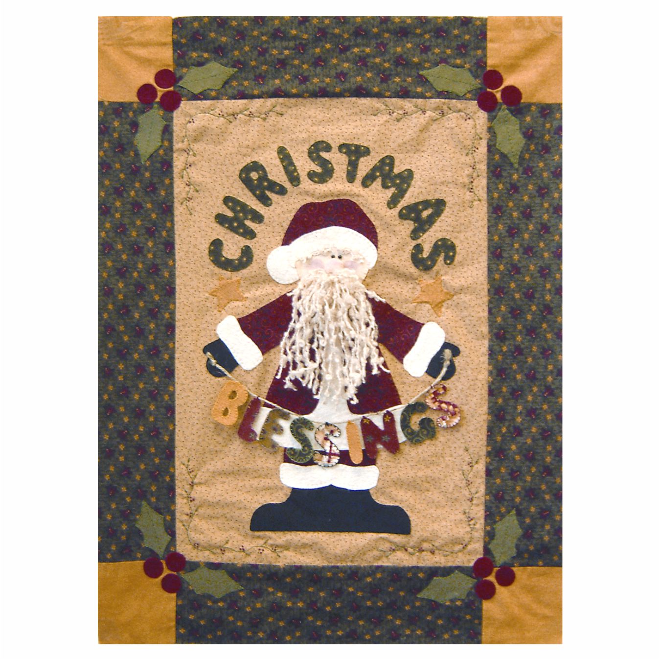 CHRISTMAS BLESSINGS WALL HANGING - Downloadable pattern