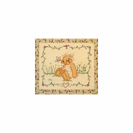 TEDDY WITH BUTTERFLY - Downloadable Pattern
